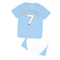 Manchester City Joao Cancelo #7 Fotballklær Hjemmedraktsett Barn 2023-24 Kortermet (+ korte bukser)